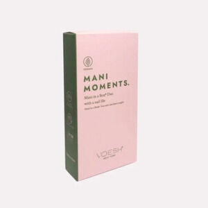 Voesh New York Mani Moments Mani In Box Duo Green Tea Detox Vitamin Recharge NEW